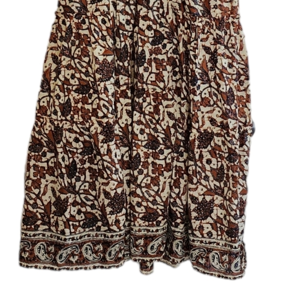 House of Harlow 1960 Nicole Richie Cut Out Tiered Maxi Dress XS Mable brown - Picture 10 of 11